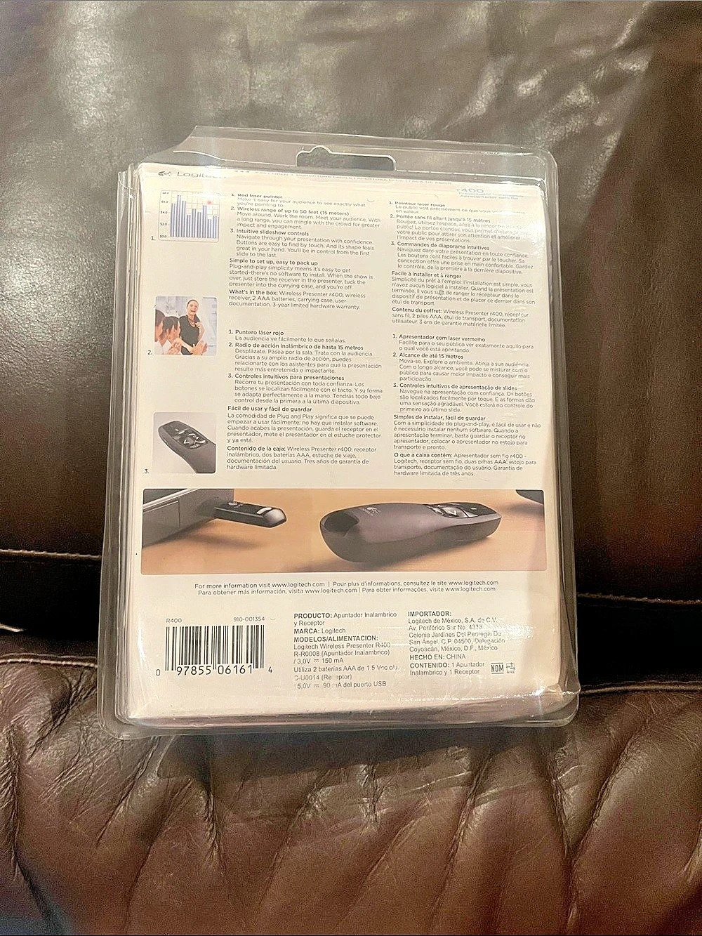 Logitech R400 Wireless Presentation Remote NWT - Picture 2 of 2